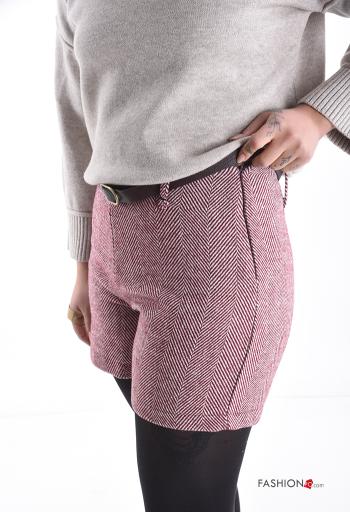 Shorts avec ceinture avec fermeture éclair - ph 4