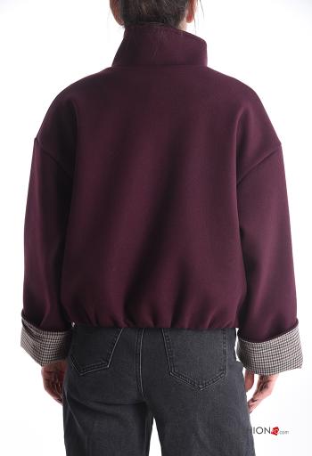 Jacket with lining with zip Rollneck with pockets - ph 2