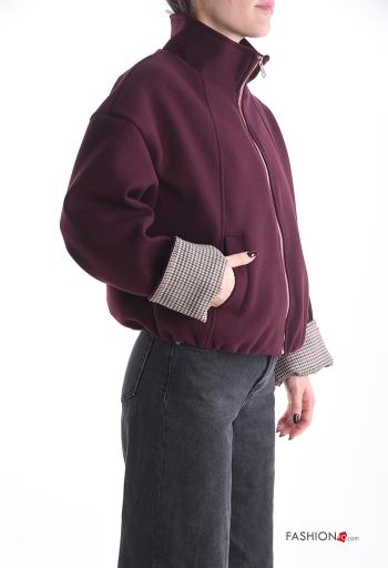 Jacket with lining with zip Rollneck with pockets - ph 3