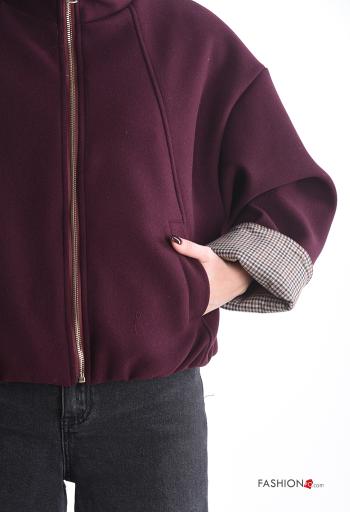 Jacket with lining with zip Rollneck with pockets - ph 4