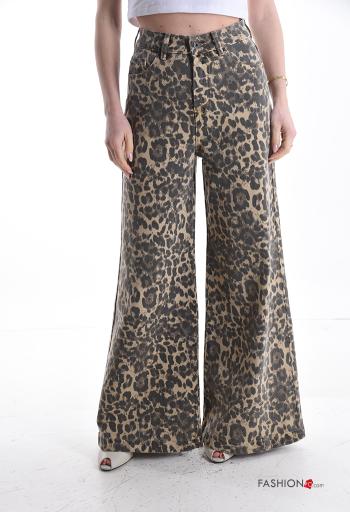 Calças de ganga em Algodão