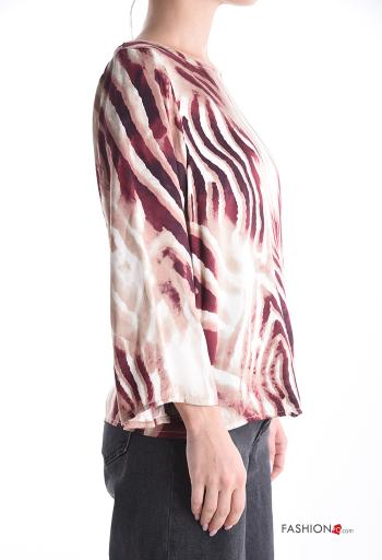 Abstract print crew neck Shirt - ph 3