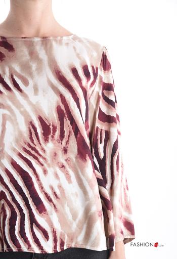 Abstract print crew neck Shirt - ph 4