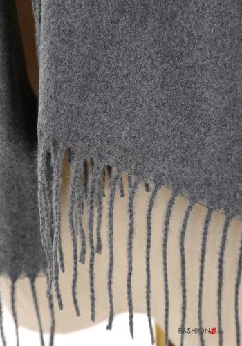Embroidered Scarf with fringe - ph 4
