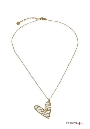 heart motif adjustable Necklace - ph 1