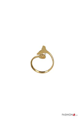 Bague ajustable avec des perles - ph 2