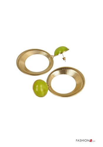 Boucles d’oreilles à Imprimé Géométrique - ph 2