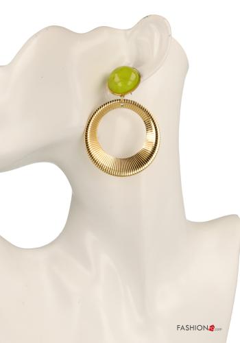 Boucles d’oreilles à Imprimé Géométrique - ph 3