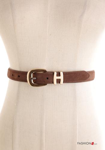 Suede with buckle adjustable Genuine Leather Belt - ph 1
