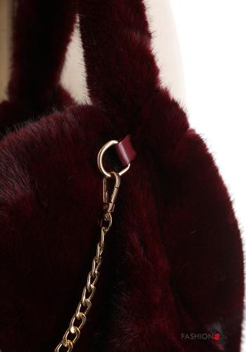 faux fur Bag with shoulder strap - ph 2