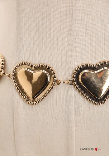 Cinto regulável estampado coração - ph 2