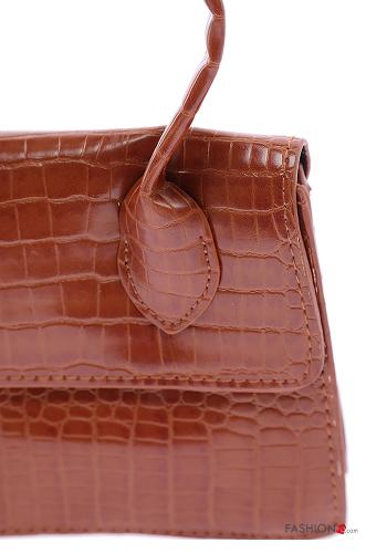 Borsa Stampa effetto coccodrillo con tracolla - ph 4
