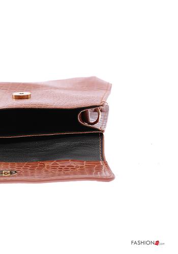Borsa Stampa effetto coccodrillo con tracolla - ph 5