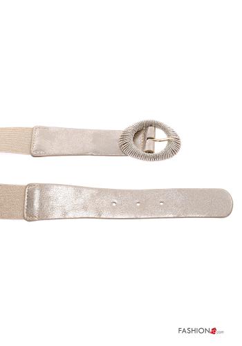 Cintura regolabile metallizzato con elastico - ph 3