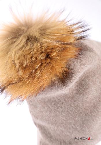 Fur Hat with faux fur - ph 3