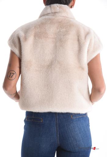 Gilet with lining with zip Rollneck with pockets - ph 2