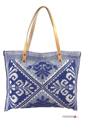 Bolso de Algodón Patrón bordado con botones - ph 2
