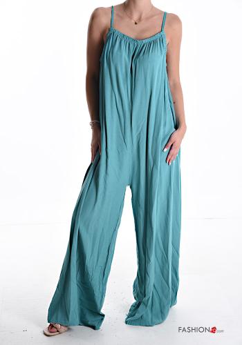 Jumpsuit wide leg oversize senza maniche