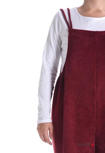 Salopette wide leg con T-shirt - ph 4