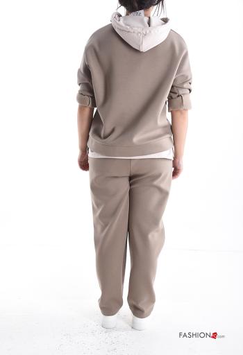 long sleeve Sports set with pockets with elastic with hood - ph 2