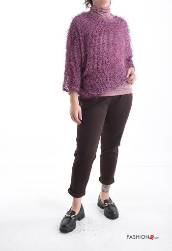 long sleeve crew neck multipurpose Co-ord Rollneck - ph 5