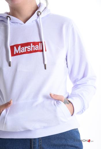 Camisola de mangas compridas em Algodão com capuz - ph 4