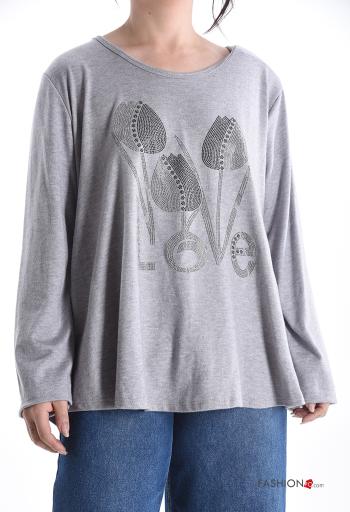 Maglietta a manica lunga Casual