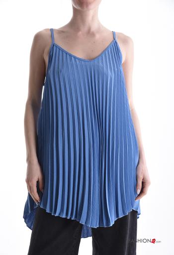 Top extra grande con plisado sin mangas - ph 1