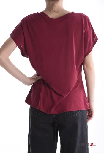 T-shirt manga corta cuello redondo con nodo - ph 2