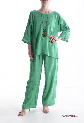 Coordinato in Cotone con collana - ph 1