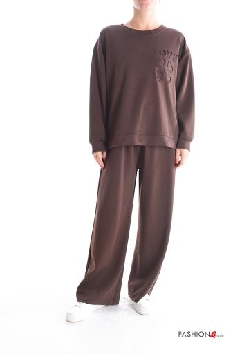 long sleeve crew neck Sports set with elastic - ph 1