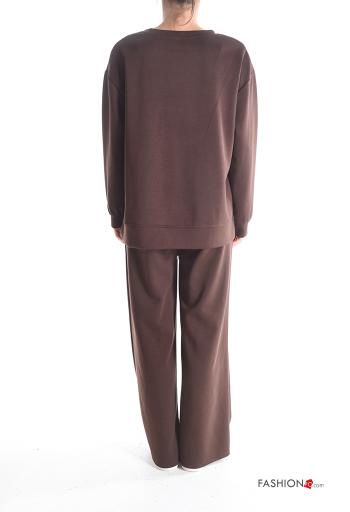 long sleeve crew neck Sports set with elastic - ph 2