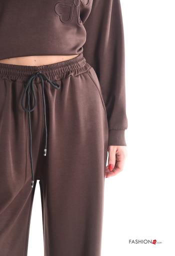 long sleeve crew neck Sports set with elastic - ph 4