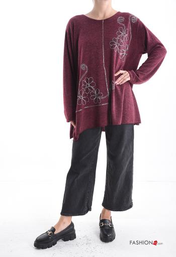 Wool Mix Tunic with rhinestones - ph 5