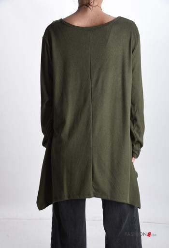 Wool Mix Tunic with necklace - ph 2