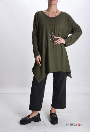 Wool Mix Tunic with necklace - ph 5