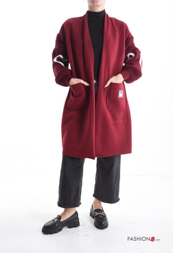 long sleeve Cotton Coat with pockets without lining - ph 1