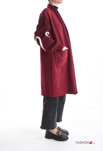 long sleeve Cotton Coat with pockets without lining - ph 3