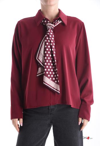 Shirt with scarf