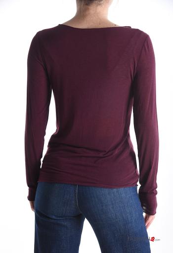 crew neck Cashmere Blend Long sleeved top - ph 2