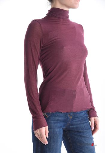 Cashmere Blend Long sleeved top Rollneck - ph 3