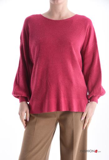long sleeve crew neck Cashmere Blend Sweater - ph 1