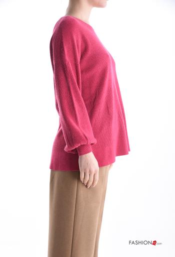 long sleeve crew neck Cashmere Blend Sweater - ph 3
