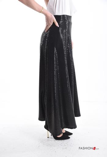Skirt with sequins with elastic - ph 3