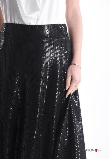 Skirt with sequins with elastic - ph 4
