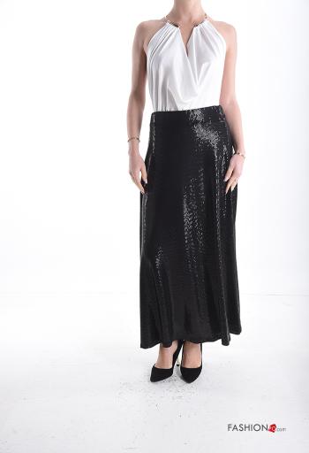 Skirt with sequins with elastic - ph 5