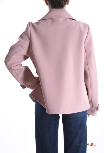 Giacca maniche lunghe senza fodera con bottoni con tasche - ph 2