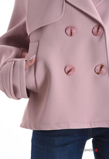 Giacca maniche lunghe senza fodera con bottoni con tasche - ph 4