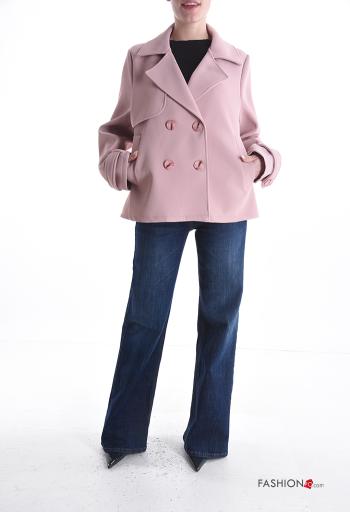 Giacca maniche lunghe senza fodera con bottoni con tasche - ph 5