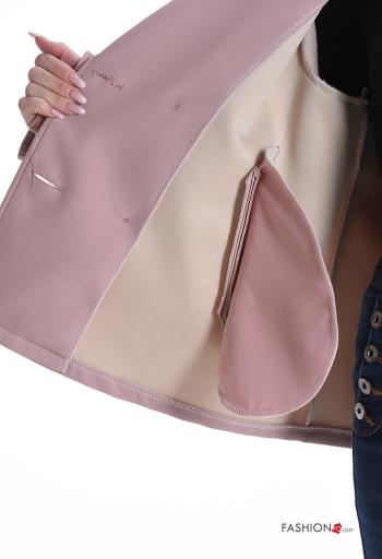 Giacca maniche lunghe senza fodera con bottoni con tasche - ph 6